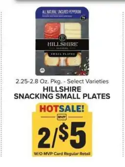 Food Lion Hillshire Snacking Small Plates offer