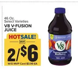 Food Lion V8 V-Fusion Juice offer