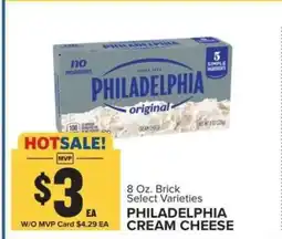 Food Lion Philadelphia Cream Cheese offer