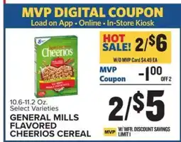 Food Lion General Mills Flavored Cheerios Cereal offer