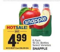 Food Lion Snapple offer