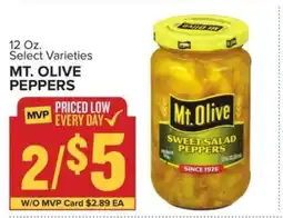 Food Lion Mt. Olive Peppers offer