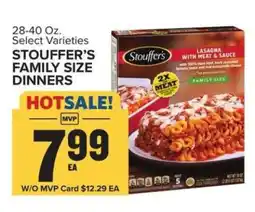 Food Lion Stouffer's Family Size Dinners offer