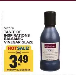 Food Lion TASTE OF INSPIRATIONS BALSAMIC VINEGAR GLAZE offer