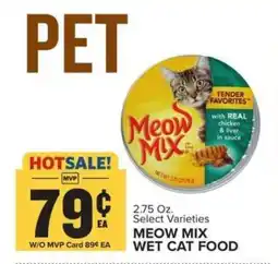 Food Lion Meow Mix Wet Cat Food offer