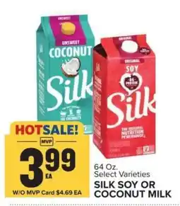 Food Lion Silk Soy or Coconut Milk offer