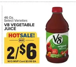 Food Lion V8 Vegetable Juice offer