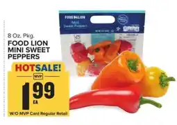 Food Lion FOOD LION MINI SWEET PEPPERS offer