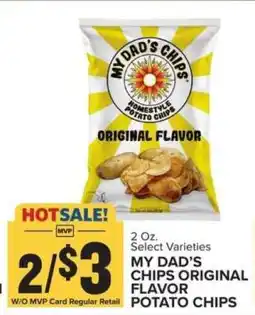 Food Lion MY DAD’S CHIPS ORIGINAL FLAVOR POTATO CHIPS offer