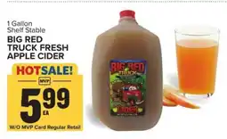 Food Lion Big Red Truck Fresh Apple Cider offer