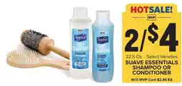 Food Lion Suave Essentials Shampoo or Conditioner offer