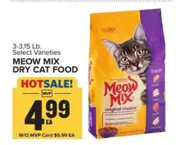 Food Lion Meow Mix Dry Cat Food offer