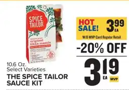 Food Lion The Spice Tailor Sauce Kit offer
