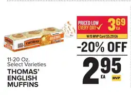 Food Lion Thomas' English Muffins offer