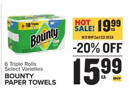 Food Lion Bounty Paper Towels offer