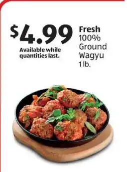 Aldi Fresh 100% Ground Wagyu offer