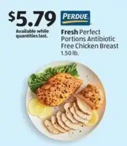 Aldi Perdue Fresh Perfect Portions Antibiotic Free Chicken Breast offer