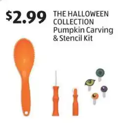 Aldi THE HALLOWEEN COLLECTION Pumpkin Carving & Stencil Kit offer