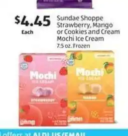 Aldi Sundae Shoppe Mochi Ice Cream offer