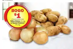 Meijer Yellow Onions or Russet Potatoes offer