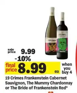 Meijer 19 Crimes Frankenstein Wines offer