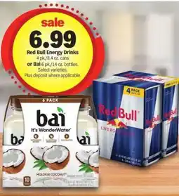 Meijer Red Bull Energy Drinks or Bai offer