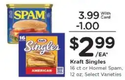 Kroger Kraft Singles offer