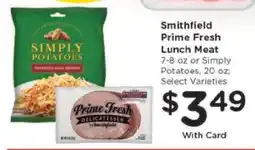 Kroger Smithfield Prime Fresh Lunch Meat offer