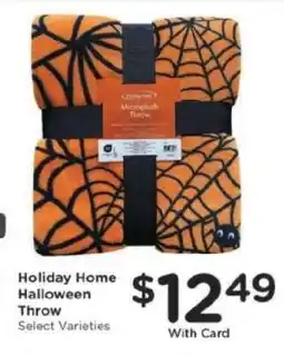 Kroger Holiday Home Halloween Throw offer
