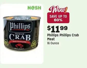 Grocery Outlet Phillips Crab Meat offer