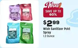 Grocery Outlet Sanitizer Pckt Spray offer