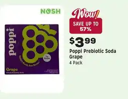 Grocery Outlet Prebiotic Soda Grape offer