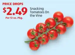 Aldi Snacking Tomatoes On the Vine offer