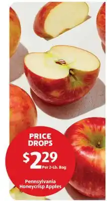 Aldi Pennsylvania Honeycrisp Apples offer