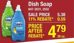Menards Dish Soap offer