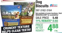 Menards Dog Biscuits offer
