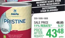 Menards MAXIMUM SCUFF, STAIN & MARK RESISTANCE! OUTSTANDING STAIN BLOCKING! offer
