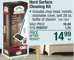Menards Hard Surface Cleaning Kit offer