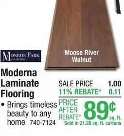 Menards Moderna Laminate Flooring offer