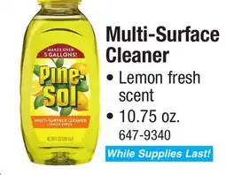 Menards Multi-Surface Cleaner offer
