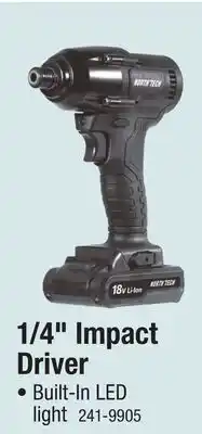 Menards 1/4 Impact Driver offer