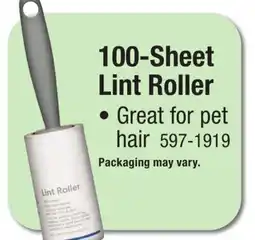 Menards 100-Sheet Lint Roller offer
