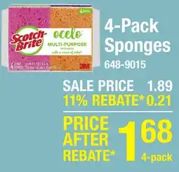 Menards 4-Pack Sponges offer