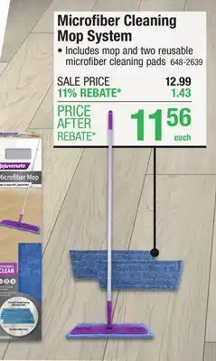 Menards Microfiber Cleaning Mop System offer