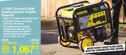 Menards CHAMPION 11,500W Starting/9,200W Running Gasoline Portable Generator offer