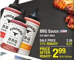 Menards BBQ Sauce offer
