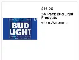 Walgreens 24-Pack Bud Light Products offer