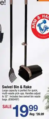 Ace Hardware Swivel Bin & Rake offer