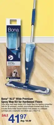Ace Hardware Bona 16.5 Wide Premium Spray Mop Kit for Hardwood Floors offer