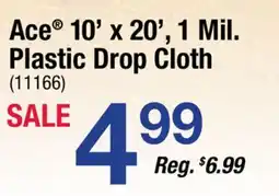 Ace Hardware Ace 10' x 20', 1 Mil. Plastic Drop Cloth offer